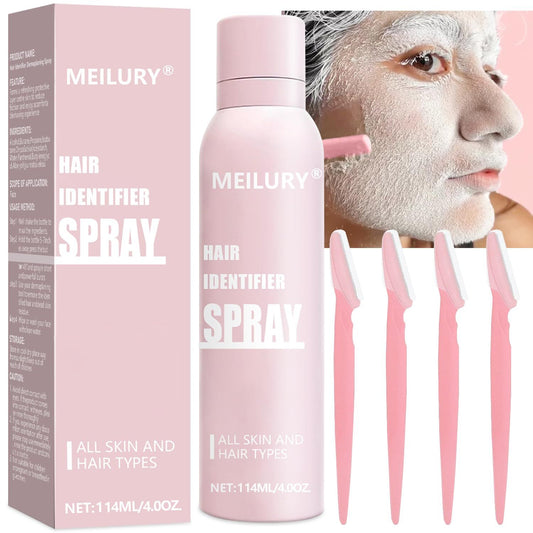 Hair Identifier Spray With 4 Razors